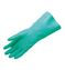 GLOVE NITRILE 15 MIL 13 ;UNLINED GREEN X-LARGE - Latex, Supported